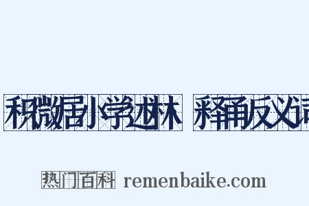 积微居小学述林·释甬反义词是什么意思的图片